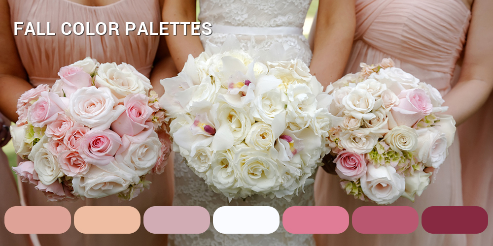 Fall Wedding Color Palettes 2016