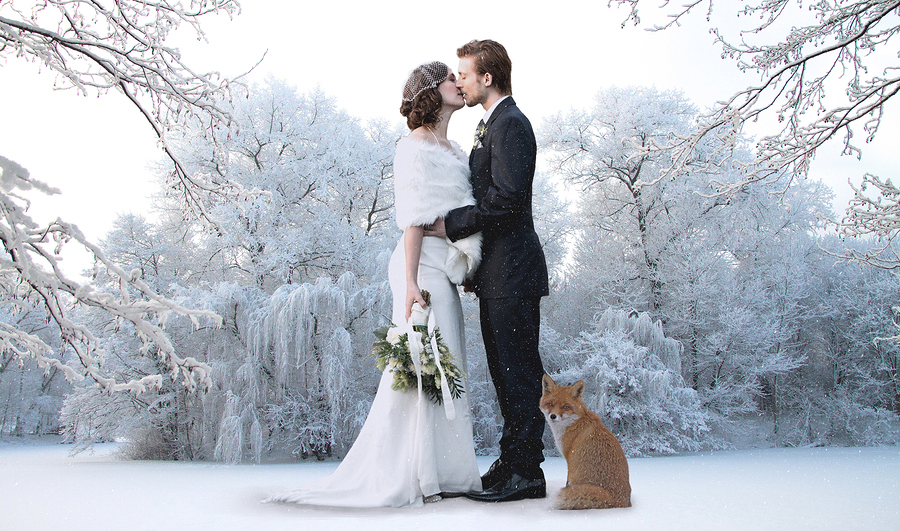 Winter Wedding in Snow